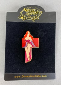 Disney Auctions Limited Edition Jessica Rabbit Sits Enamel Pin