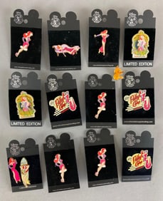 Group of 14 Disney Jessica Rabbit Enamel Pins