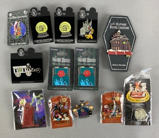 Group of 13 Disney Enamel Pins