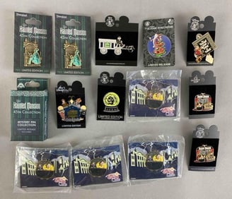 Group of 14 Disney Enamel Pins