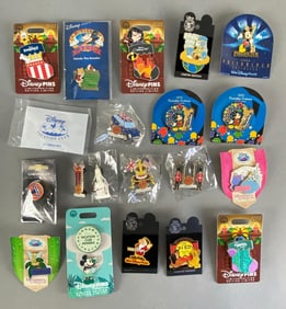 Group of Disney Enamel Pins