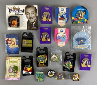 Group of 20 Disney Enamel Pins