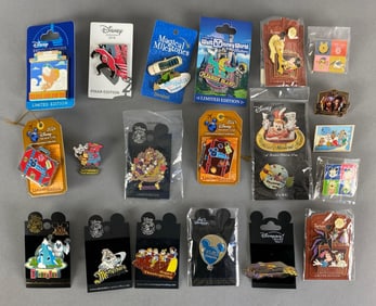 Group of 15+ Disney Enamel Pins