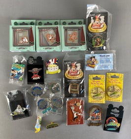 Group of Disney Enamel Pins