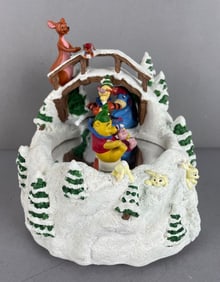 Disney Winnie the Pooh Christmas Animated Music Box