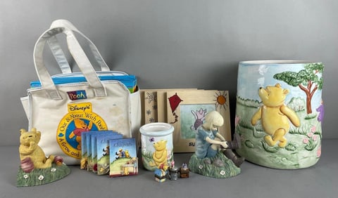Group of Assorted Disney Winnie the Pooh Items