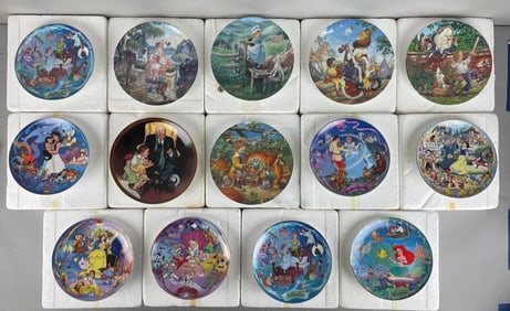 Group of Limited Edition Bradford Exchange and Knowles Disney Plates