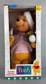 Telco Disney Animated Christmas Winnie the Pooh Figure