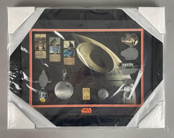 Limited Edition 2015 Disney Star Wars Weekend Framed Enamel Pin Set