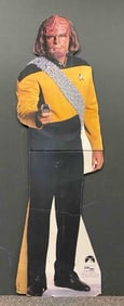 1993 Star Trek TNG Worf Cardboard Stand Up