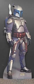 2002 Star Wars Jango Fett Cardboard Standup