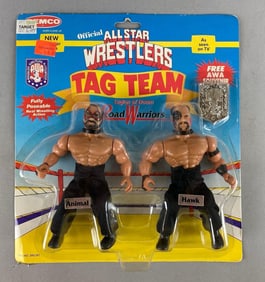 Remco Official All Star Wrestlers Tag Team Action Figures