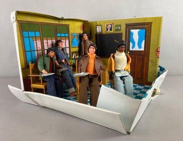 The Wolper Organization Welcome Back Kotter Classroom Playset and Carrying Case