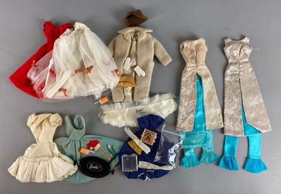Group of 6 Mattel Barbie Fashion Outfits