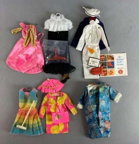 Group of 6 Mattel Barbie Fashion Outfits