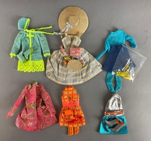 Group of 6 Mattel Barbie Fashion Outfits