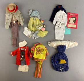 Group of 6 Mattel Barbie Fashion Outfits