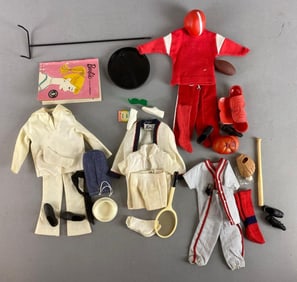 Group of 4 Mattel Ken Fashion Outfits and more