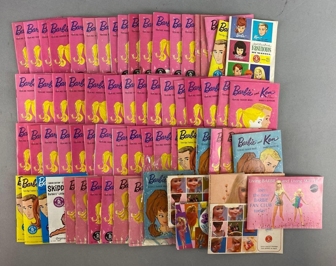 Group of Assorted Mattel Barbie Mini Newsletters: Includes Barbie and Ken, Midge and more.