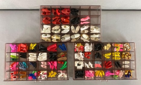 Group of Assort Fashion Doll Shoes and More