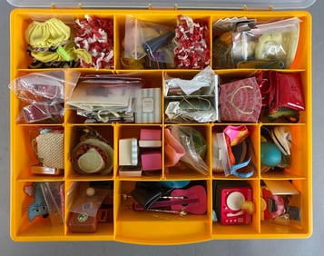 Group of Assort Fashion Doll Accessories