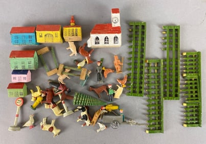 German Made Wood Village and Farm Animals