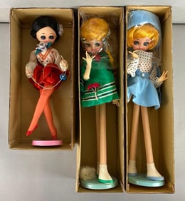 Group of 3 Vintage Voguemont Fashion Dolls