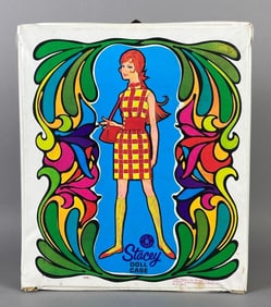 1967 Mattel Barbie Stacey Vinyl Fashion Case with Luggage