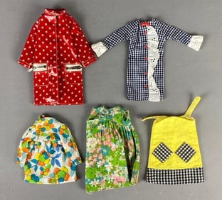 Group of 5 Mattel Barbie Francie Fashion Outfits