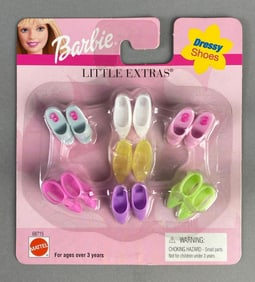 1999 Mattel Barbie Little Extras Dressy Shoes Fashion Accessory Set