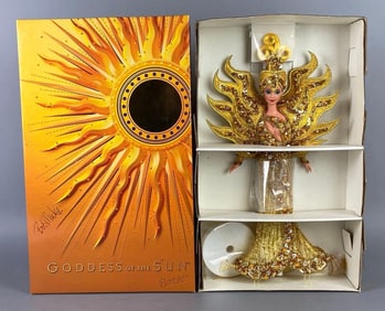 1995 Mattel Bob Mackie Goddess of the Sun Barbie Fashion Doll