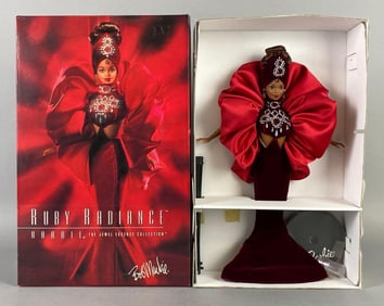 1996 Mattel Bob Mackie Ruby Radiance Barbie Fashion Doll
