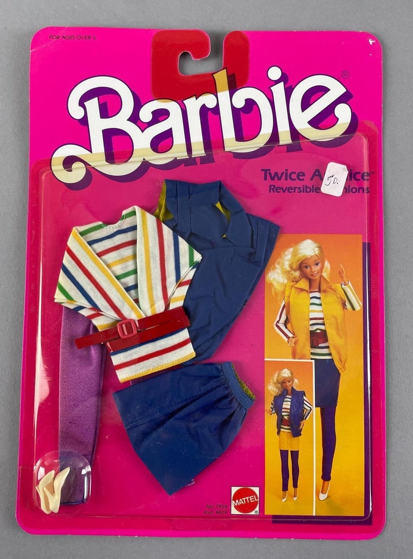 Mattel Barbie Fashion Doll Twice as Nice Clothing Set: 1984 original packaging