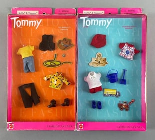 Group of 2 Mattel Kelly and Tommy Fashion Doll Clothing Sets