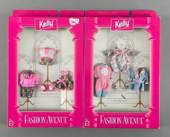 Group of 2 Mattel Kelly Fashion Avenue Doll Clothing Sets