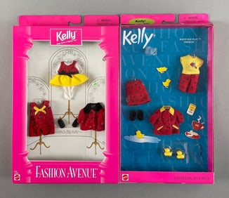 Group of 2 Mattel Kelly Fashion Avenue Doll Clothing Sets