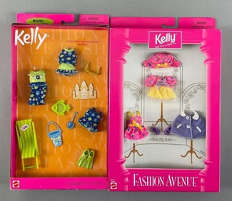 Group of 2 Mattel Kelly Fashion Avenue Doll Clothing Sets