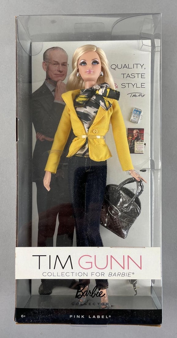 Mattel Tim Gunn Collection Barbie Fashion Doll: 2012 pink label original packaging