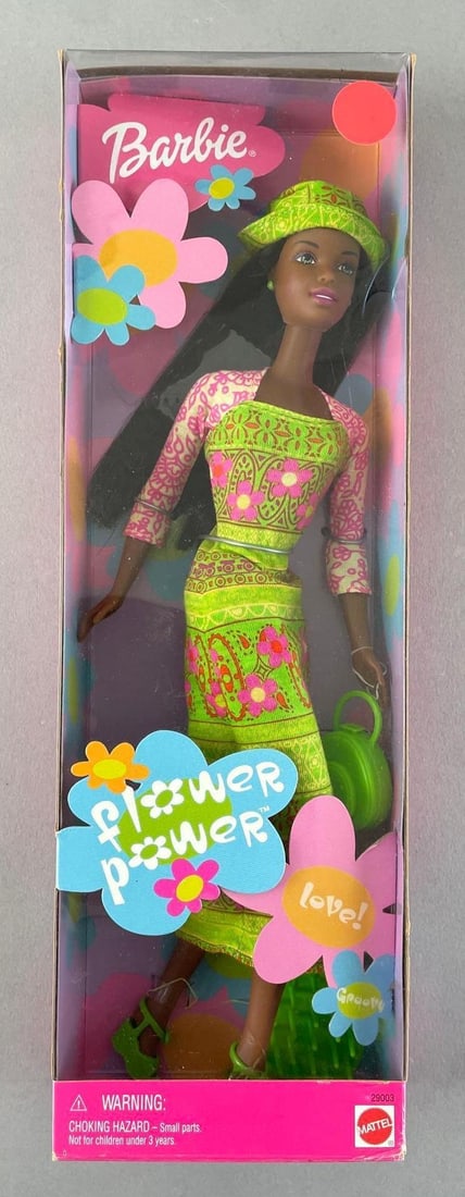 2000 Mattel Flower Power Barbie Fashion Doll: Original packaging