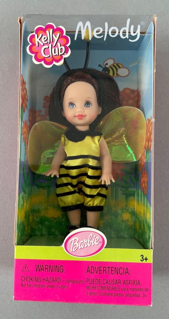 2001 Mattel Barbie Kelly Club Melody Fashion Doll: 4 inch doll, original packaging