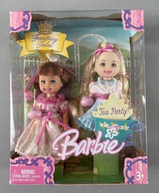 Mattel Barbie Fantasy Tales Tea Party Fashion Doll Set