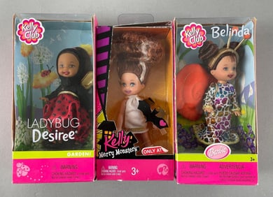 Group of Mattel Kelly Club Fashion Dolls