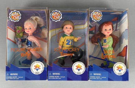 Group of 1997 Mattel Kelly Club Winter Olympics Fashion Dolls