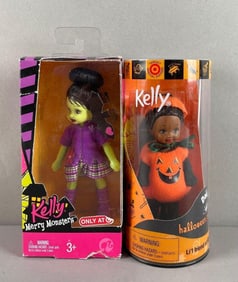 Group of Mattel Kelly Halloween Fashion Dolls
