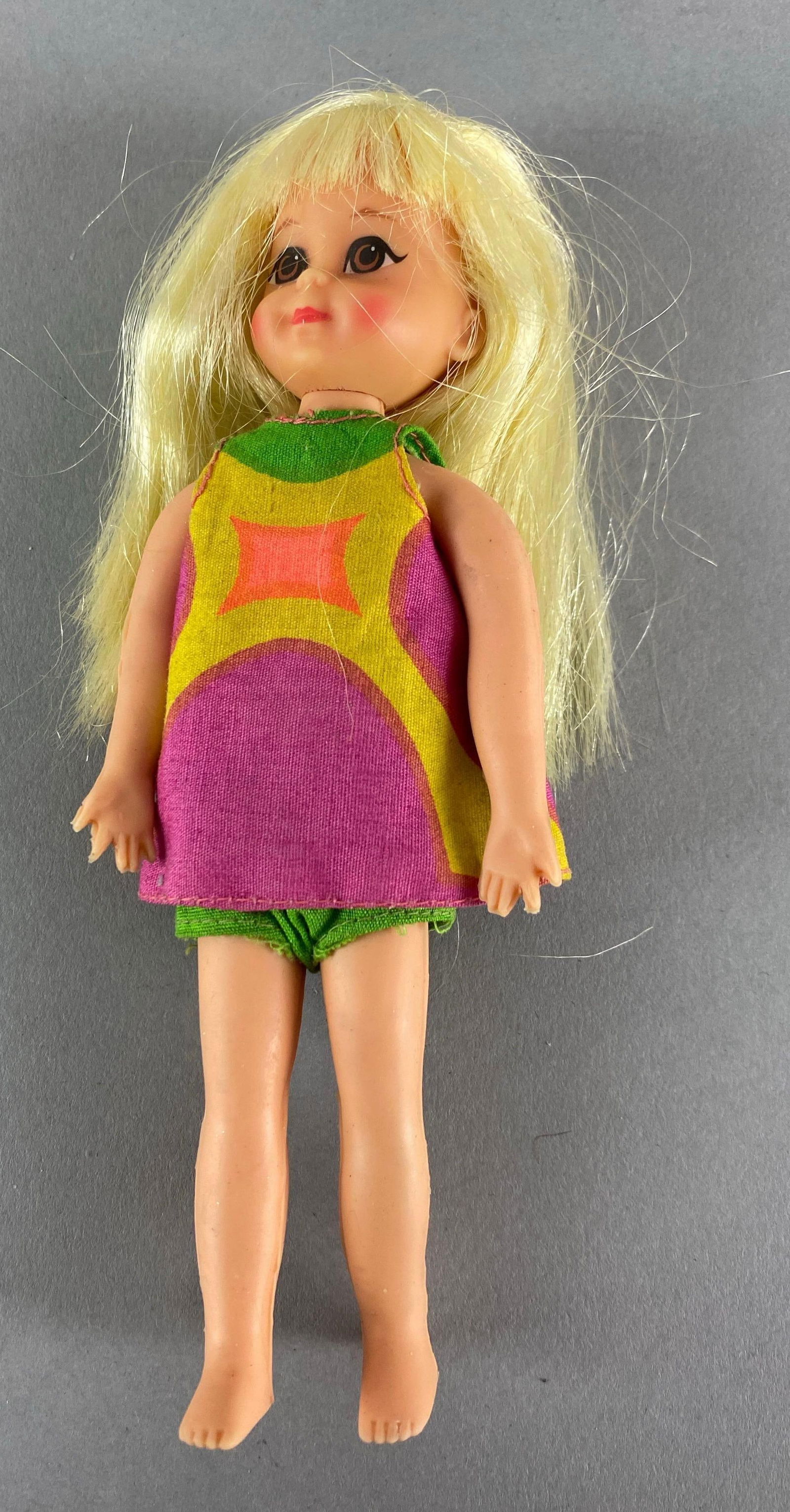 Mattel Barbie Tutti Fashion Doll: 1965, doll measudes 6 inches tall