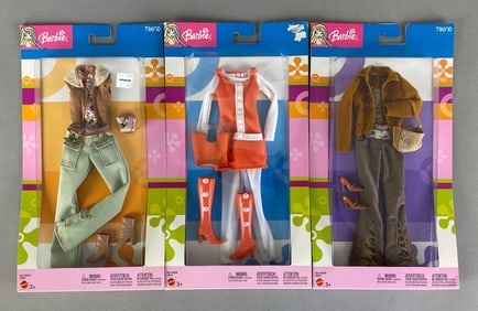 Group of 3 Mattel Barbie Trend Fashion Doll Outfits