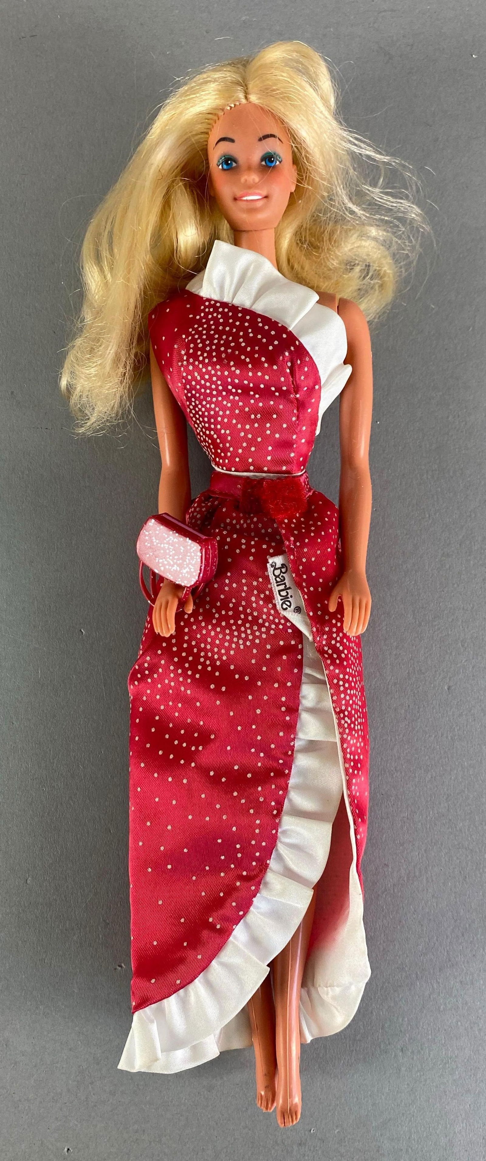 1966 Mattel Barbie Black Label Fashion Doll: Made in Hong Kong, measures 11 1/2 inches tall
