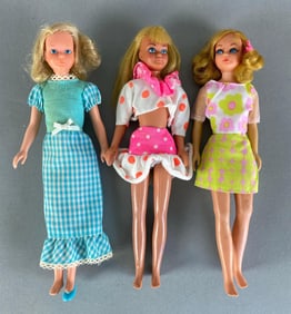 Group of 3 1960s Mattel Barbie Skipper Fashion Dolls