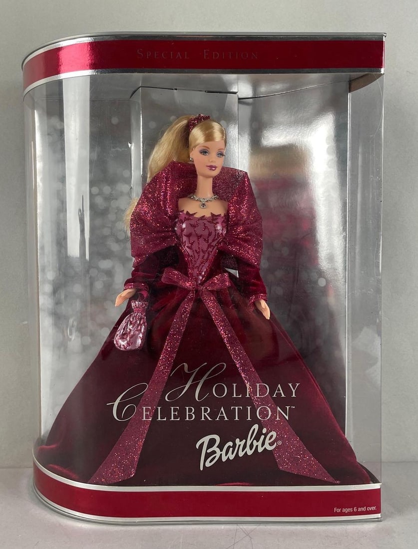 2002 Special Edition Mattel Holiday Celebration Barbie Fashion Doll: Original packaging