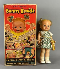 Vintage Ideal Dick Tracys Bonny Braids Doll with Original Box